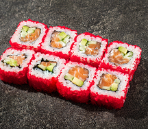 Ролл Калифорния с лососем