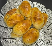 Пирожки для компании с картофелем и грибами 