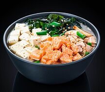 Мисо-суп с лососем