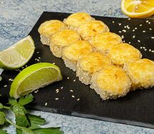 Запечённый с лососем