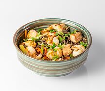 Соба с морепродуктами