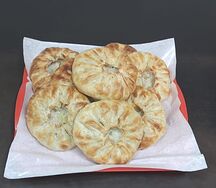 Самса с курицей и картофелем