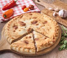 Пирог с двумя видами мяса