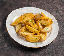 Картофель молодой на углях