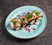 Рулет из баклажанов