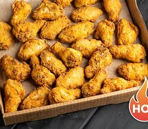 Жгучие куриные крылышки фри