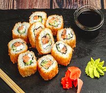 Темпура с лососем