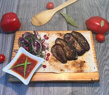 Баклажан на углях