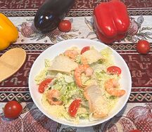 Цезарь с креветками