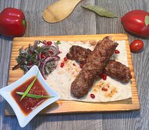 Люля-кебаб из мяса молодого бычка