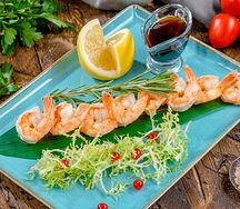 Креветки отварные к пиву