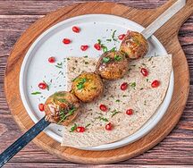 Молодой картофель на мангале