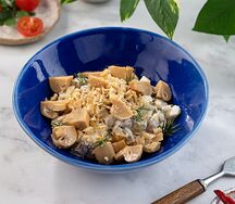 Салат с говядиной и грибами