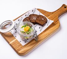 Форшмак из сельди с щучьей икрой
