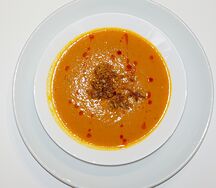Крем-суп из мускатной тыквы 