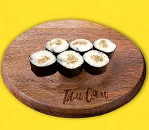 Мини-ролл с тамаго и крабом