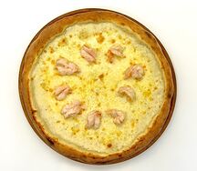 Королевская пицца с креветками