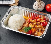 Куриное филе с овощами