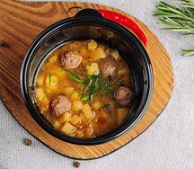 Суп с фрикадельками
