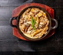 Картофель с грибами