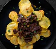 Картофель с мясом