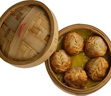 Жареные манты с мясом 5шт
