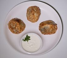 Жареные манты с мясом S