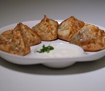 Жареные манты с мясом M