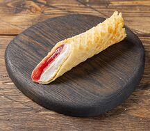 Трубочка с малиной