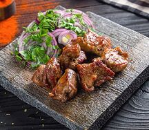 Шашлык из бараньей мякоти