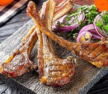 Шашлык из бараньей корейки