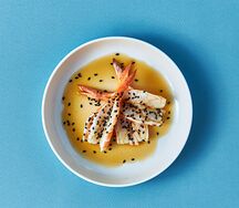 Сашими с креветками