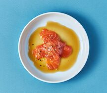 Сашими с лососем