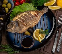 Дорадо жареная