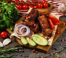 Шашлык из cвинoго ребра