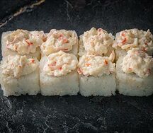 Снежный краб запеченый