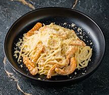 Паста с лососем