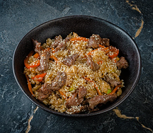 Рис с индейкой