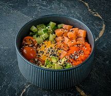 Поке с лососем