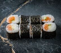 Ролл Лосось с огурцом