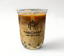 Latte с карамельной тапиокой