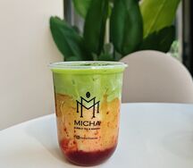 Strawberry Matcha Latte