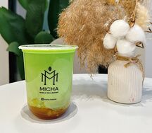 Mango Matcha latte