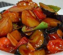 A30. Жаренные овощи: картофель, баклажаны, перец
