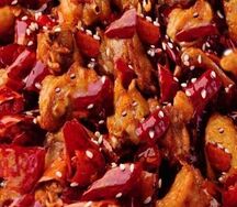 D 18. Жареная курица с перцем