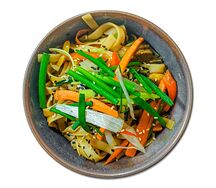 Удон с говядиной терияки