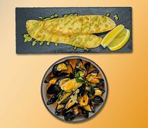 Мидии в паназиатском соусе