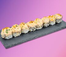 Запеченный ролл с кальмаром