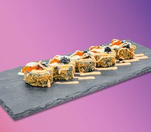 Ролл темпура с креветкой чеддер