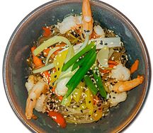 Фунчоза с креветкой